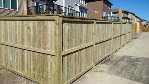 Pressure Treated Fences